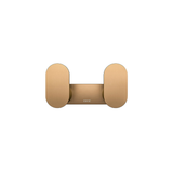 Meir Curvae Double Robe Hook - Lustre Bronze