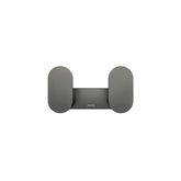 Meir Curvae Double Robe Hook - Shadow