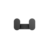 Meir Curvae Double Robe Hook - Matte Black