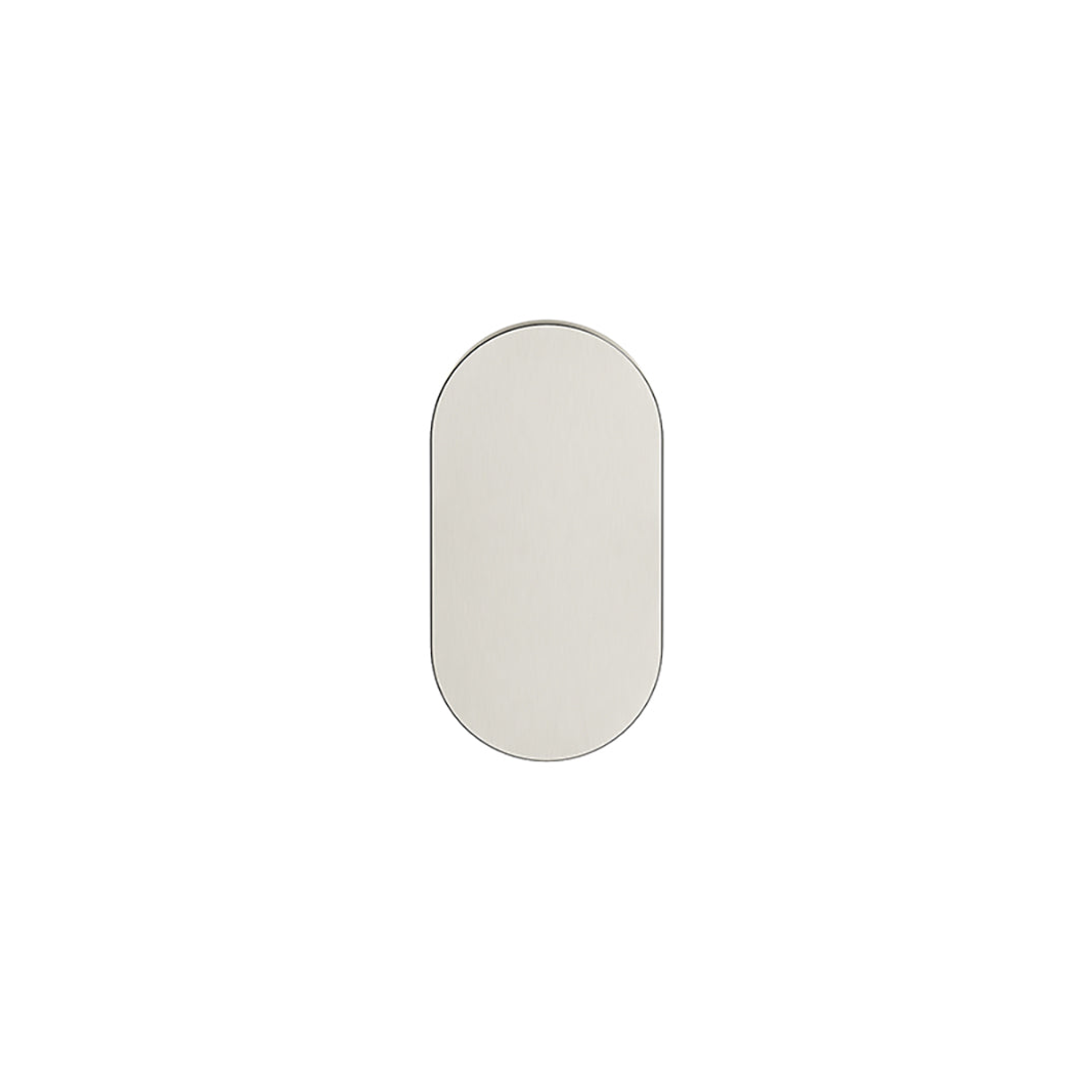 Meir Curvae Single Robe Hook - Brushed Nickel