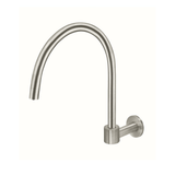 Meir Round High Rise Swivel Wall Spout - Brushed Nickel