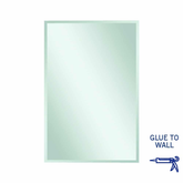 Montana Rectangle 25mm Bevel Edge Thermogroup Mirror 1200x800mm - Glue to Wall