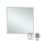 Montana Square 25Mm Bevel Edge Thermogroup Mirror 600X750Mm - With Hangers And Demister