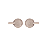 Meir Round Quarter Turn Wall Top Assemblies - Champagne