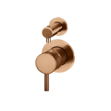 Meir Round Diverter Mixer Finish Kit - Lustre Bronze