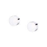 Meir Circular Wall Taps - Polished Chrome
