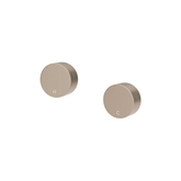 Meir Circular Wall Taps - Champagne