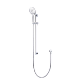 Meir Round Three Function Hand Shower On Rail Column - Polished Chrome Mz0402-C
