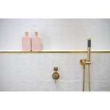 Meir Round Hand Shower On Swivel Bracket - Brushed Nickel