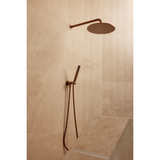 Meir Round Shower Rose 300Mm - Lustre Bronze