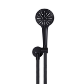 Meir Round Hand Shower On Swivel Bracket - Matte Black