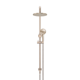 Meir Round Combination Shower Rail 200Mm Rose Three Function Hand Shower - Champagne