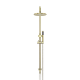 Meir Round Combination Shower Rail 200Mm Rose Three Function Hand Shower - Tiger Bronze