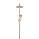 Meir Round Combination Shower Rail 300Mm Rose Three Function Hand Shower - Champagne