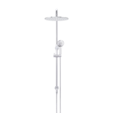 Meir Round Combination Shower Rail 300Mm Rose Three Function Hand Shower - Polished Chrome