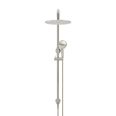 Meir Round Combination Shower Rail 300Mm Rose Three Function Hand Shower - Brushed Nickel