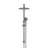 Meir Round Combination Shower Rail 300Mm Rose Three Function Hand Shower - Shadow