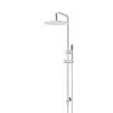 Meir Round Combination Shower Rail 300Mm Rose Single Function Hand Shower - Polished Chrome