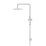 Meir Round Combination Shower Rail 300Mm Rose Single Function Hand Shower - Polished Chrome