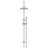 Meir 200Mm Round Overhead Shower Set Single Function Hand Shower - Champagne