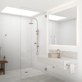 Meir Glass To Wall Shower Door Hinge - Champagne