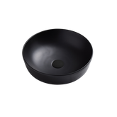 Naples Counter Top Circular Oliveri Basin - Black