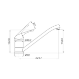 Classic Sink Nero Mixer Shower - Chrome