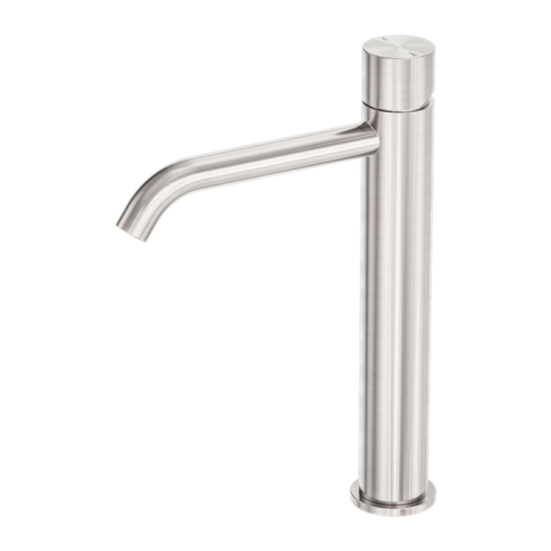 Nero Zen Ss316L Tall Basin Mixer Handless - Brushed Nickel