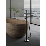 Zen Ss316L Freestanding Bath Nero Mixer - Graphite