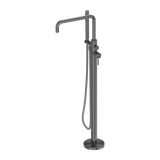 Zen Ss316L Freestanding Bath Nero Mixer With Outdoor Nero Shower Hose - Graphite
