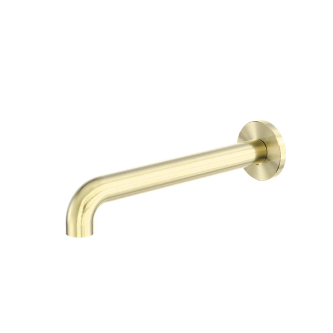 Nero Zen Ss316L Round Basin/ Bath Spout Only 230mm - Brushed Gold
