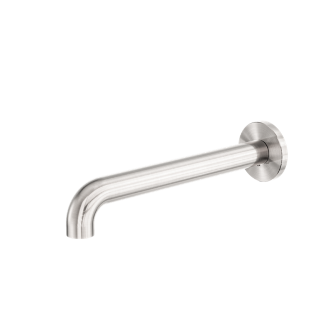 Nero Zen Ss316L Round Basin/ Bath Spout Only 185mm - Brushed Nickel