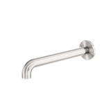 Zen Ss316L Round Basin/Bath Spout Only 230Mm - Brushed Nickel