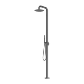 Zen Ss316L Outdoor Freestanding Nero Shower Column - Graphite
