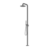 Zen Ss316L Outdoor Freestanding Nero Shower Column - Graphite
