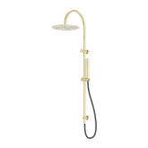 Zen Ss316L Twin Nero Shower With Outdoor Nero Shower Hose - Brushed Gold