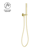 Zen Ss316L Nero Shower On Bracket - Brushed Gold