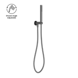 Zen Ss316L Nero Shower On Bracket - Graphite