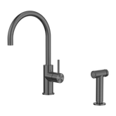 Zen Ss316L Kitchen Nero Mixer With Hand Spray - Graphite