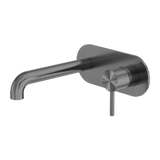 Zen Ss316L Wall Basin/Bath Nero Mixer 230Mm Spout - Graphite
