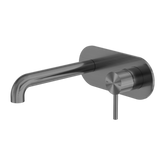 Zen Ss316L Wall Basin/Bath Nero Mixer 185Mm Spout - Graphite