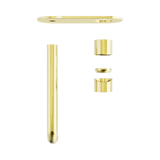 Zen Ss316L Wall Basin/Bath Nero Mixer 230mm Spout Trim Kits Only - Brushed Gold