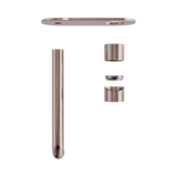 Zen Ss316L Wall Basin/Bath Nero Mixer 230mm Spout Trim Kits Only - Brushed Bronze