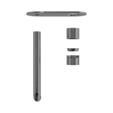 Zen Ss316L Wall Basin/Bath Nero Mixer 230mm Spout Trim Kits Only - Graphite