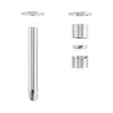 Zen Ss316L Wall Basin/Bath Nero Mixer 185mm Spout Trim Kits Only - Brushed Nickel