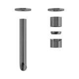 Zen Ss316L Wall Basin/Bath Nero Mixer 185mm Spout Trim Kits Only - Graphite