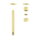 Zen Ss316L Wall Basin/Bath Nero Mixer 230Mm Spout Trim Kits Only Brushed Gold