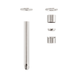 Zen Ss316L Wall Basin/Bath Nero Mixer 230mm Spout Trim Kits Only - Brushed Nickel