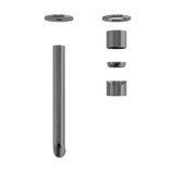 Zen Ss316L Wall Basin/Bath Nero Mixer 185Mm Spout Trim Kits Only Graphite