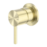 Zen Ss316L Nero Shower Nero Mixer - Brushed Gold